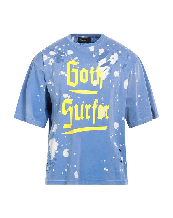 ディースクエアード メンズ トップス Tシャツ DSQUARED2 Ｔシャツ Pastel Blue ブルー｜ReVida 店 60,940円