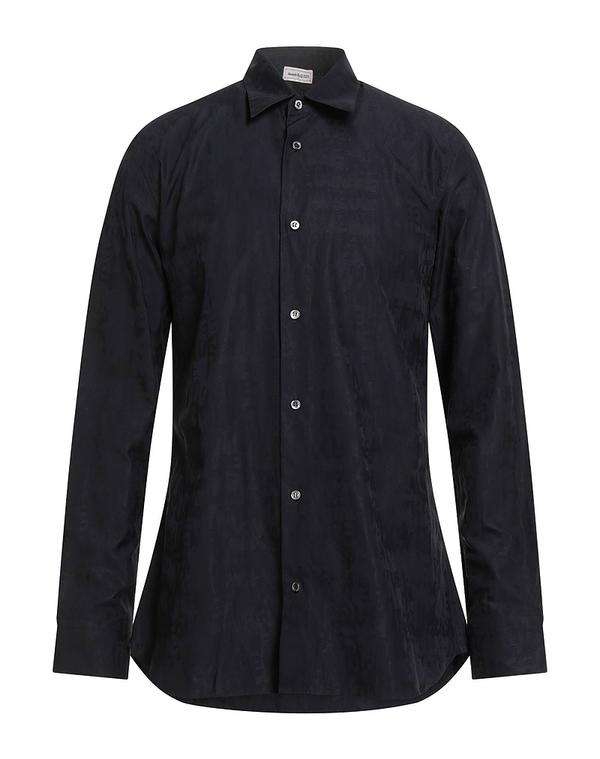 マックイーン メンズ トップス シャツ MCQUEEN 無地シャツ Black ブラック