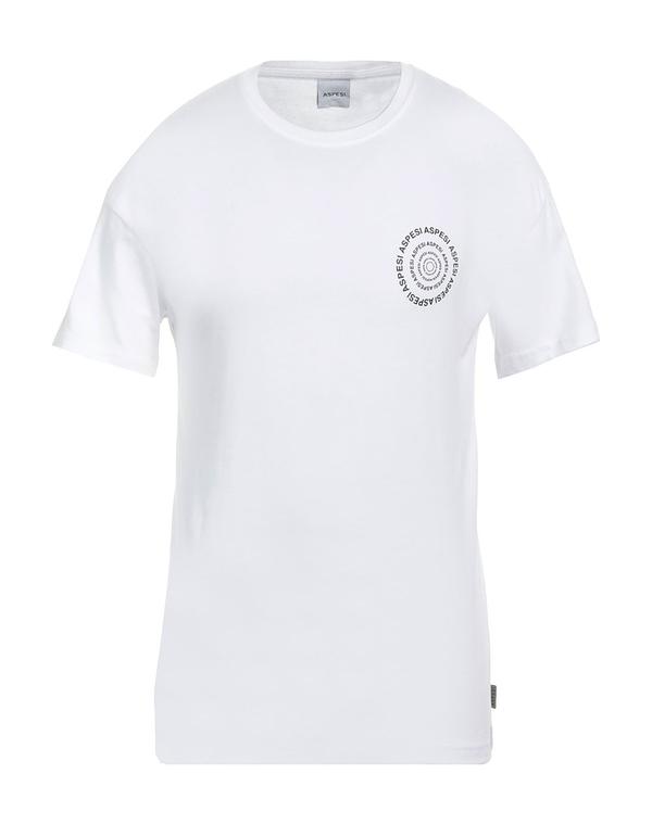 アスペジ メンズ トップス Tシャツ ASPESI Ｔシャツ White ホワイト