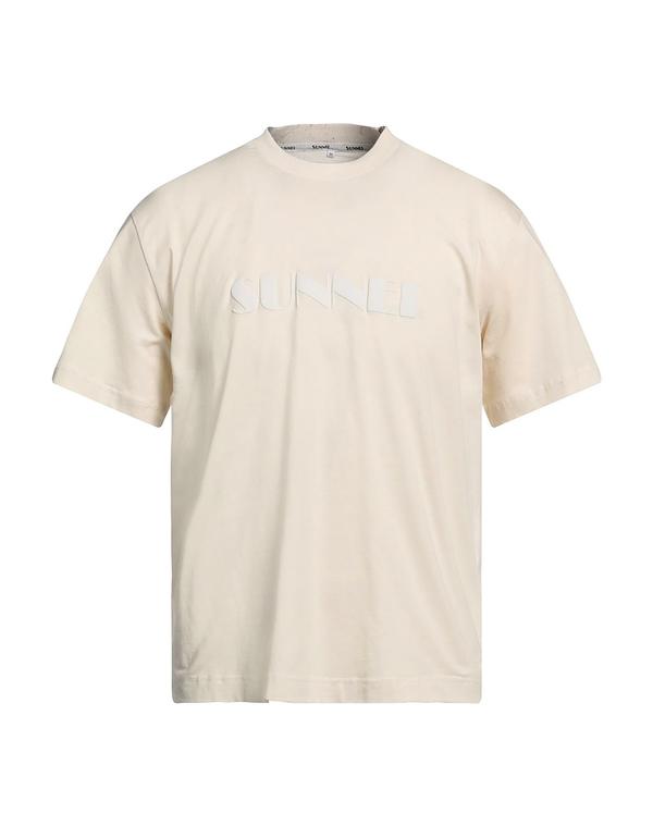 スンネイ メンズ トップス プルオーバー SUNNEI Ｔシャツ Beige ベージュ