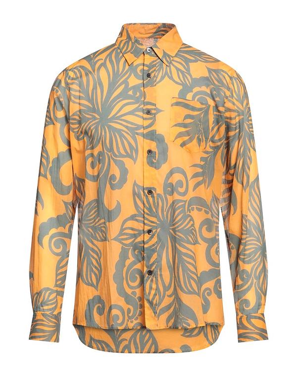 ドリス・ヴァン・ノッテン メンズ トップス シャツ DRIES VANOTEN 柄入りシャツ Mandarin Orange オレンジ