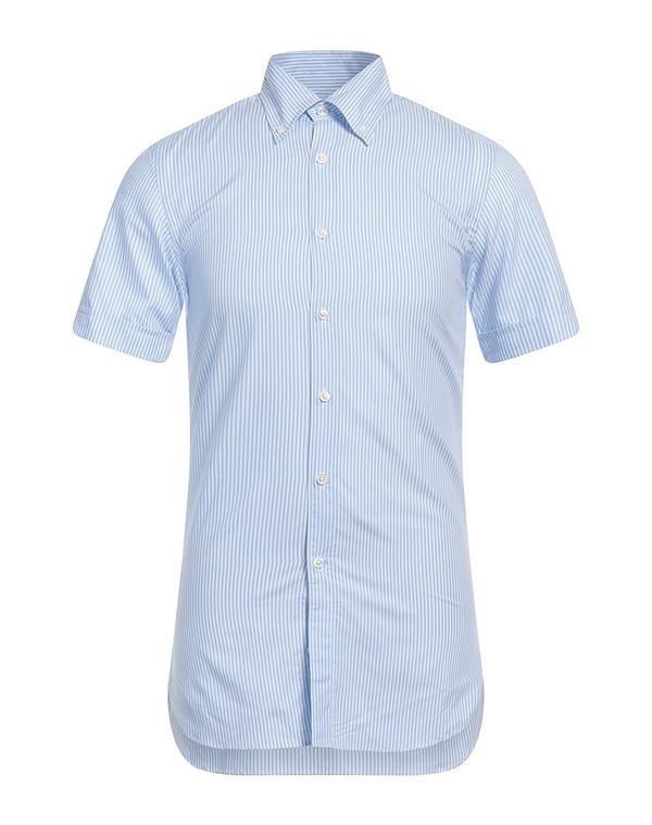 ダン吸血鬼 メンズ トップス プルオーバー DUNHILL 縞模様柄プルオーバー Sky Blue 青味