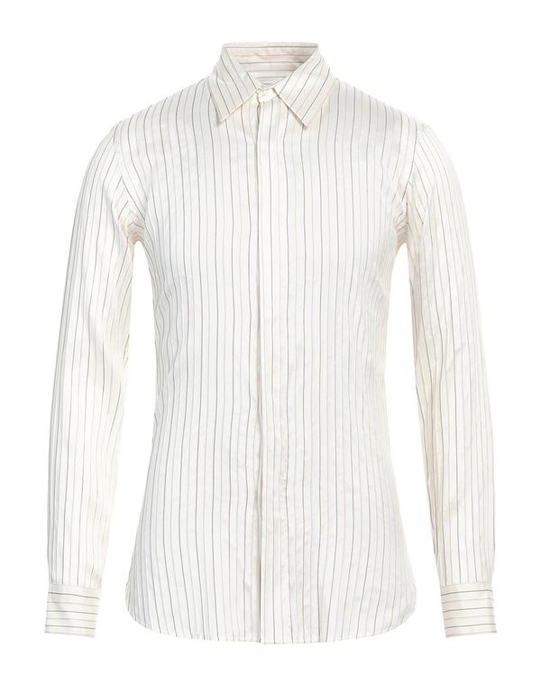 ドリス・ヴァン・ノッテン メンズ トップス シャツ DRIES VANOTEN ストライプ柄シャツ Off White オフホワイト
