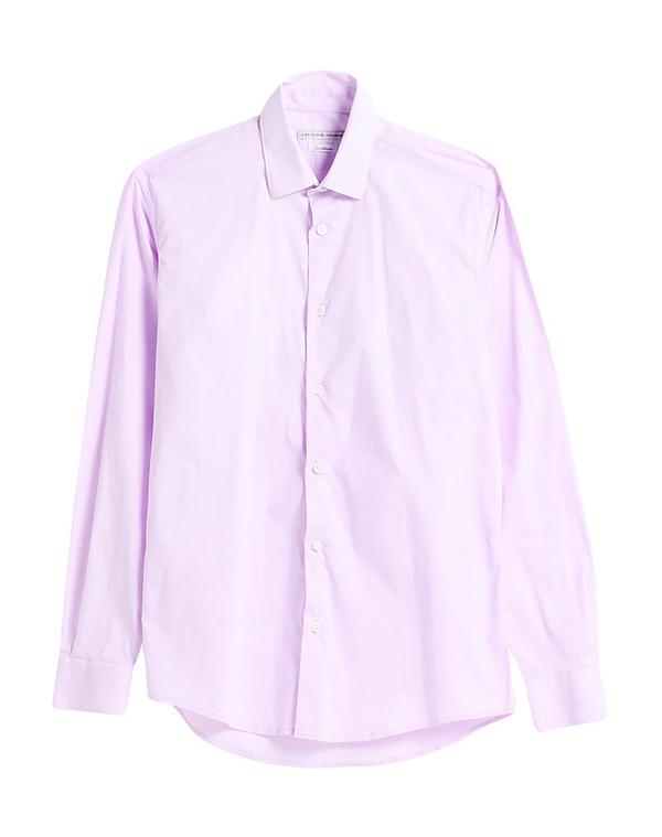 グレイ ダニエレ アレッサンドリー二 メンズ トップス シャツ GREY DANIELE ALESSANDRINI 無地シャツ Lilac ライラック