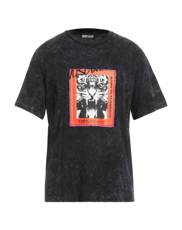 ジャストカバリ メンズ トップス Tシャツ JUST CAVALLI Ｔシャツ Black ブラック