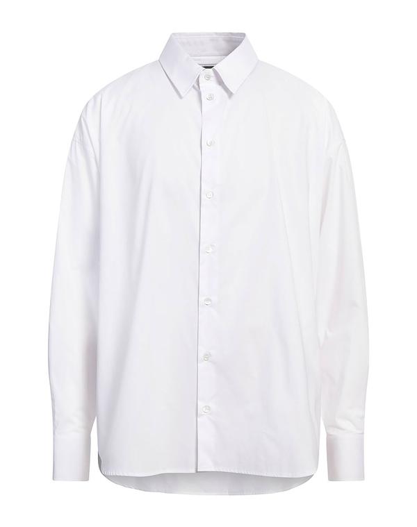 パトリツィア ペペ メンズ トップス シャツ PATRIZIA PEPE 無地シャツ White ホワイト