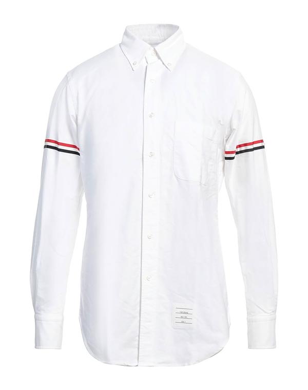トムブラウン メンズ トップス シャツ THOM BROWNE 無地シャツ White ホワイト