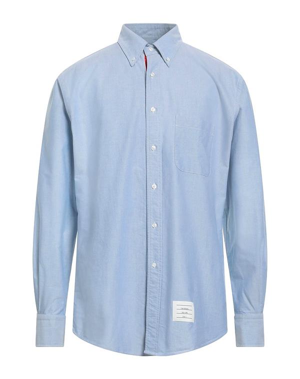 トムブラウン メンズ トップス シャツ THOM BROWNE 無地シャツ Light Blue ブルー