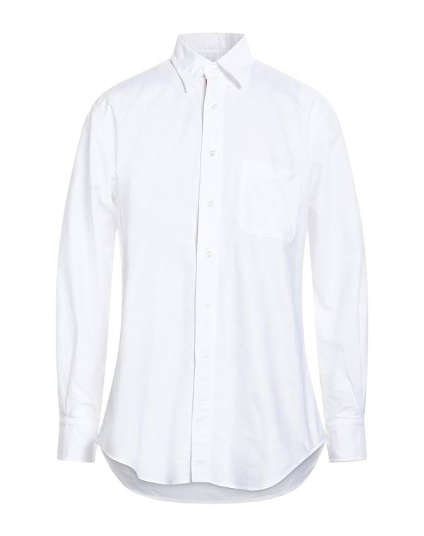 トムブラウン メンズ トップス シャツ THOM BROWNE 無地シャツ White ホワイト