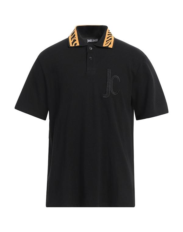 ジャストカバリ メンズ トップス ポロシャツ JUST CAVALLI ポロシャツ Black ブラック