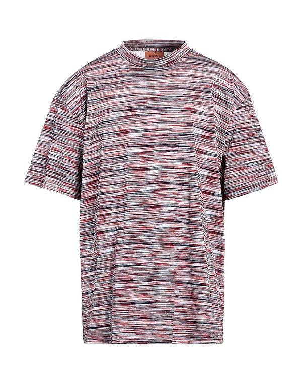 ミッソーニ メンズ トップス プルオーバー MISSONI Ｔシャツ Red 赤いこと