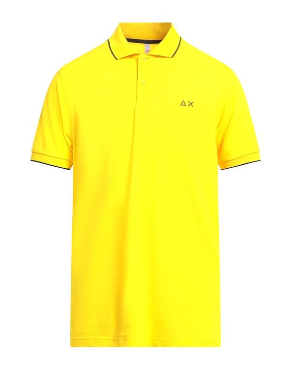 サンシックスティーエイト メンズ トップス ポロシャツ SUN 68 ポロシャツ Yellow イエロー