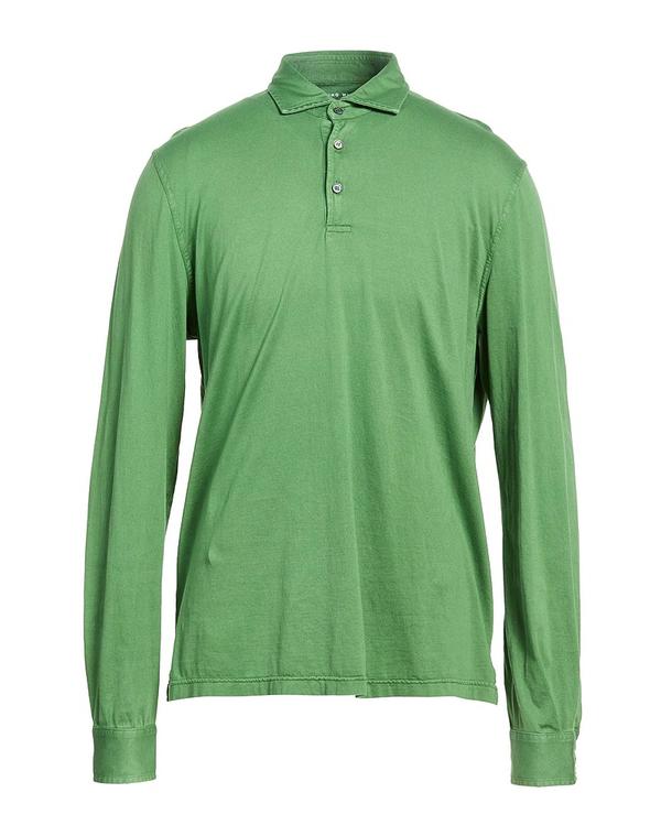 フェデーリ メンズ トップス ポロシャツ FEDELI ポロシャツ Green グリーン