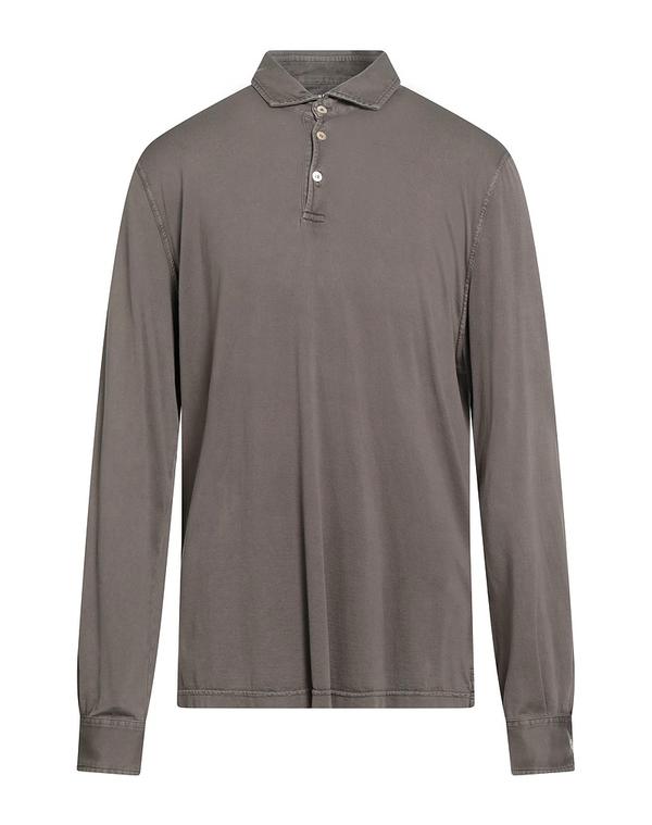 フェデーリ メンズ トップス ポロシャツ FEDELI ポロシャツ Charcoal チャコール
