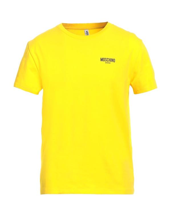 モスキーノ メンズ トップス Tシャツ MOSCHINO ベーシック Tシャツ Yellow イエロー