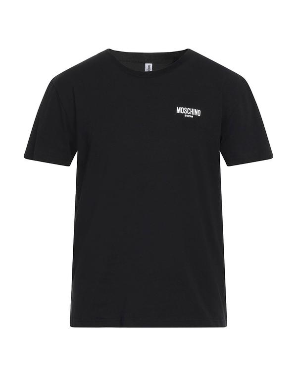 モスキーノ メンズ トップス Tシャツ MOSCHINO ベーシック Tシャツ Black ブラック