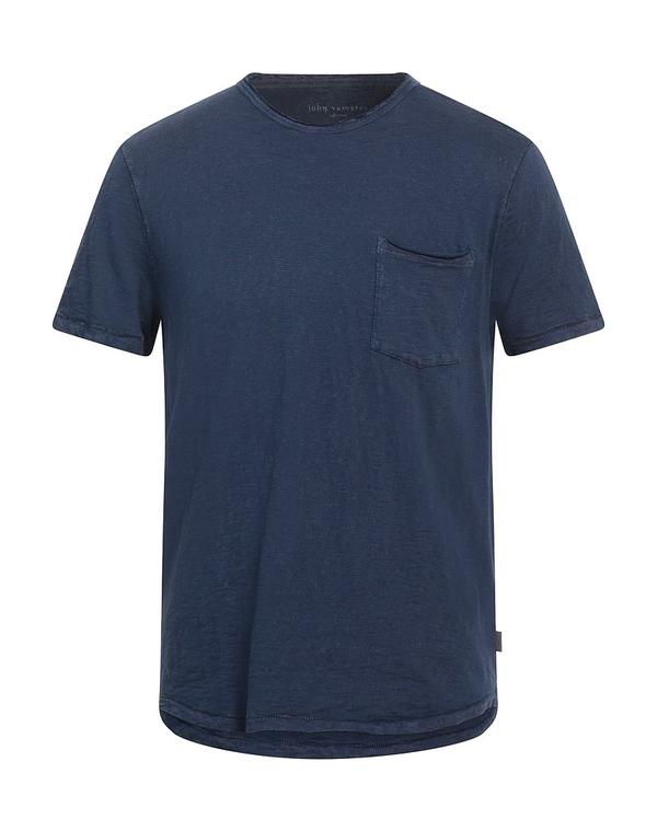 ジョンバルベイトス メンズ トップス Tシャツ JOHN VARVATOS ベーシック Tシャツ Navy ネイビー
