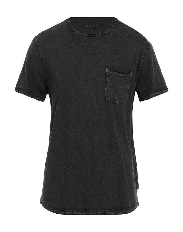 ジョンバルベイトス メンズ トップス Tシャツ JOHN VARVATOS ベーシック Tシャツ Black ブラック