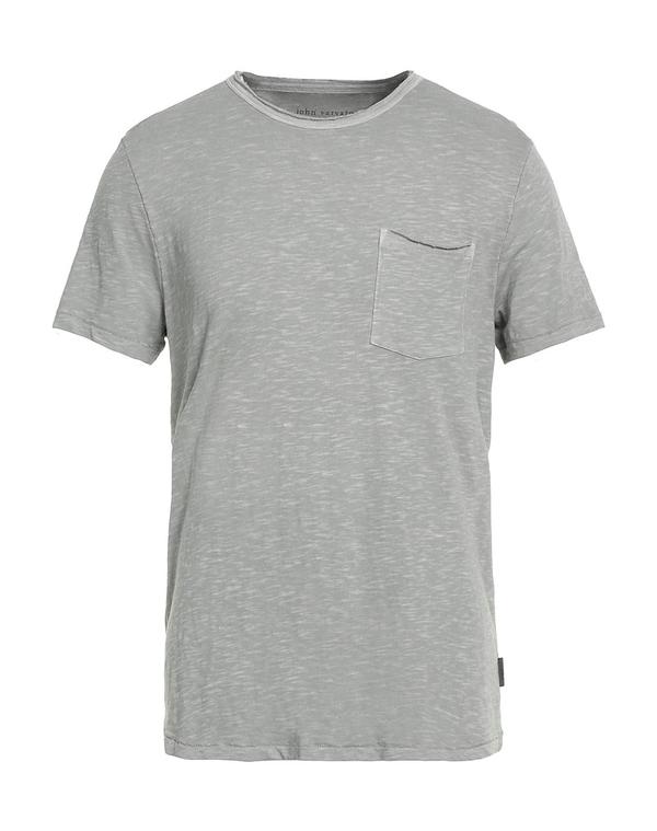 ジョンバルベイトス メンズ トップス Tシャツ JOHN VARVATOS ベーシック Tシャツ Gray グレー