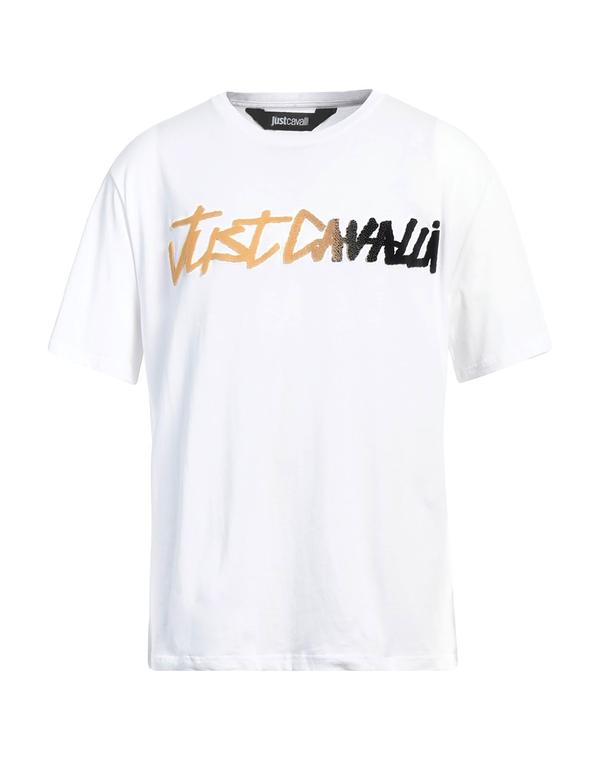 ジャストカバリ メンズ トップス Tシャツ JUST CAVALLI Tシャツ White ホワイト