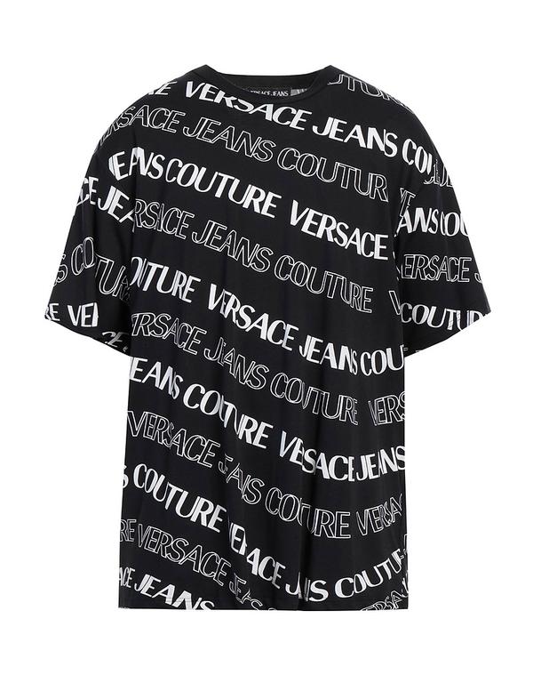 ヴェルサーチ メンズ トップス Tシャツ VERSACE JEANS COUTURE Tシャツ Black ブラック