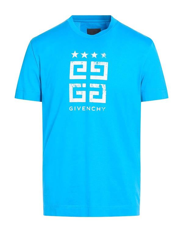 ジバンシー メンズ トップス プルオーバー GIVENCHY Ｔシャツ Azure Blue 青み