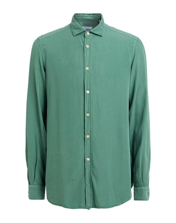 ボリオリ メンズ トップス シャツ BOGLIOLI 無地シャツ Green グリーン|ReVida 店