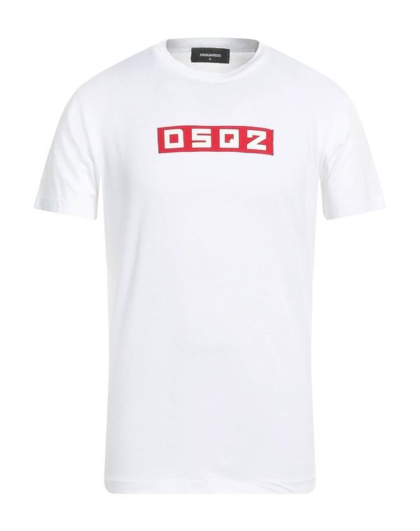 ディースクエアード メンズ トップス Tシャツ DSQUARED2 Tシャツ White ホワイト|ReVida 店