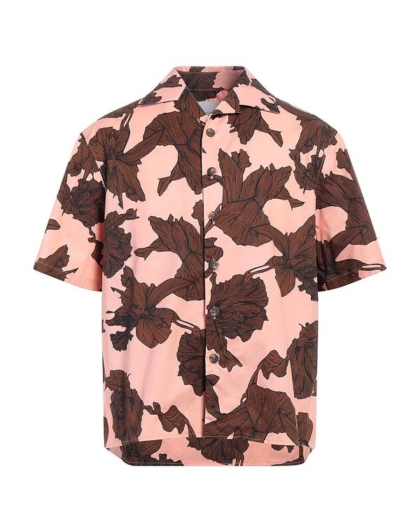 ニールバレット メンズ トップス シャツ NEIL BARRETT 柄入りシャツ Pink ピンク