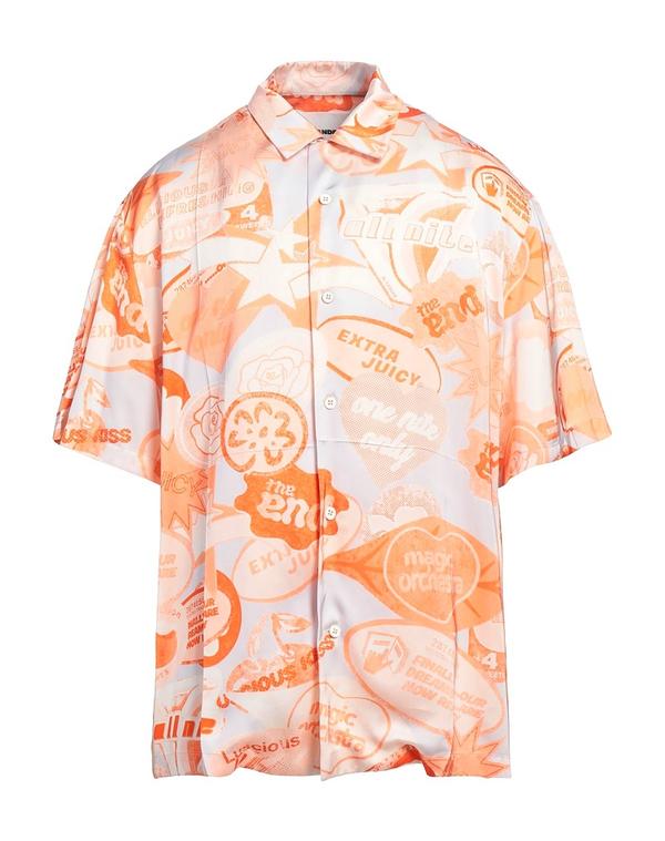 ジル・サンダー メンズ トップス シャツ JIL SANDER 柄入りシャツ Salmon Pink ピンク