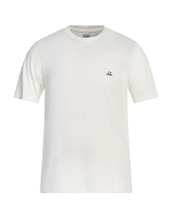 シーピーカンパニー メンズ トップス Tシャツ C.P. COMPANY Ｔシャツ White ホワイト｜ReVida 店