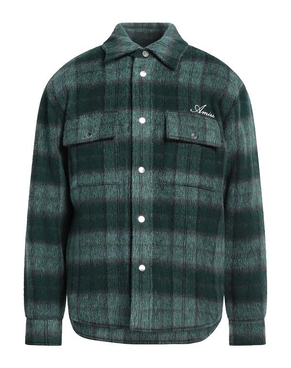 アミリ メンズ トップス シャツ AMIRI チェック柄シャツ Dark Green グリーン