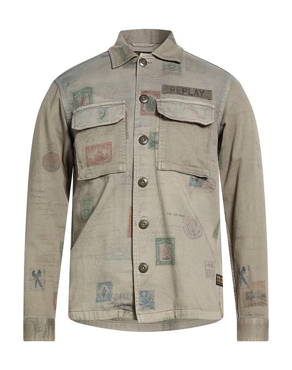 リプレイ メンズ トップス シャツ REPLAY 柄入りシャツ Military Green グリーン 40,820円