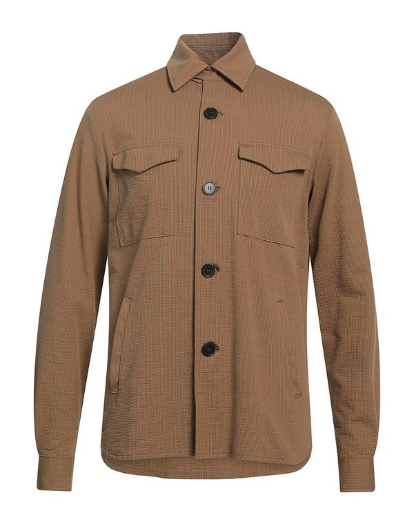 ハリス ワーフ 大ロンドン メンズ トップス プルオーバー HARRIS WHARF LONDON 無地プルオーバー Brown 赤銅色