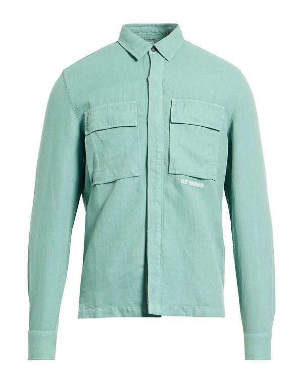 シーピーカンパニー メンズ トップス プルオーバー C.P. COMPANY 無地プルオーバー Light Green 緑であること