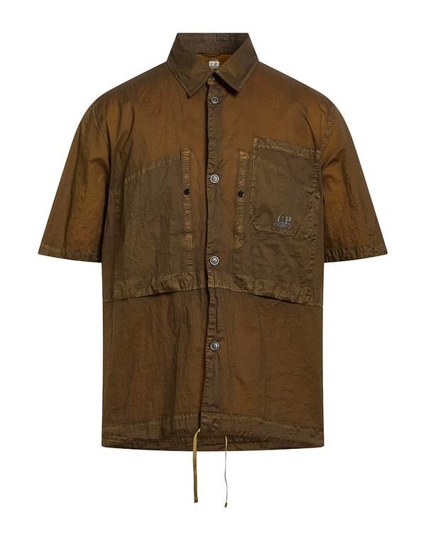 シーピーカンパニー メンズ トップス シャツ C.P. COMPANY 無地シャツ Dark Green グリーン