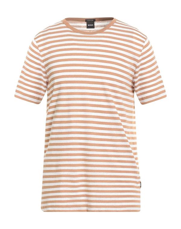 ボス メンズ トップス Tシャツ BOSS Ｔシャツ Beige ベージュ