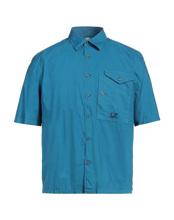 シーピーカンパニー メンズ トップス シャツ C.P. COMPANY 無地シャツ Deep Teal ティール
