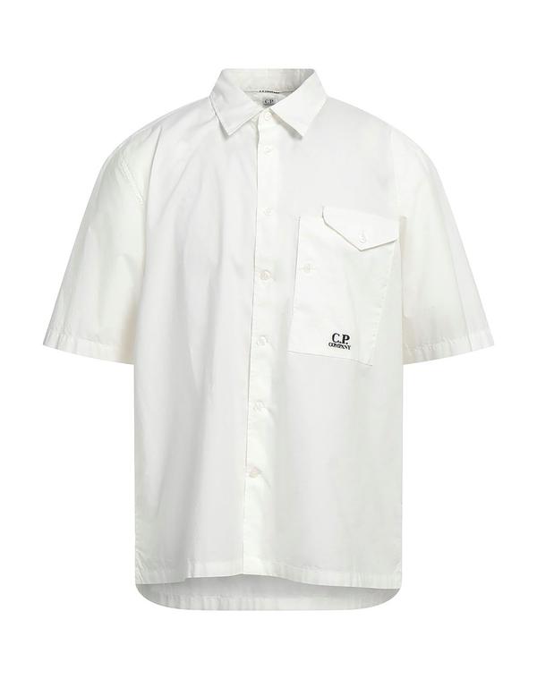 シーピーカンパニー メンズ トップス シャツ C.P. COMPANY 無地シャツ Ivory アイボリー