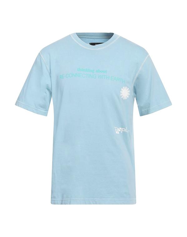 リプレイ メンズ トップス Tシャツ REPLAY Ｔシャツ Sky Blue ブルー