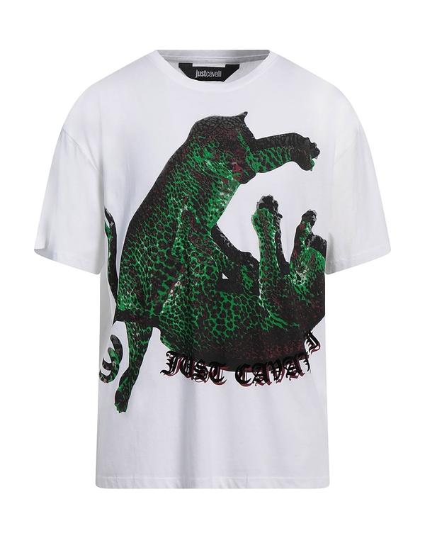 ジャストカバリ メンズ トップス Tシャツ JUST CAVALLI Tシャツ White ホワイト