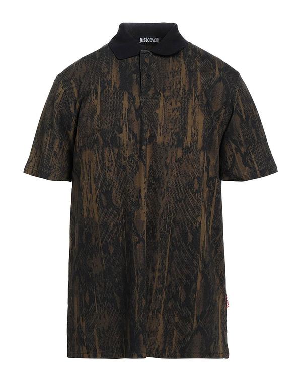ジャストカバリ メンズ トップス ポロシャツ JUST CAVALLI ポロシャツ Military Green グリーン