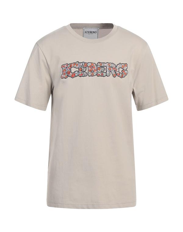 アイスバーグレタス メンズ トップス プルオーバー ICEBERG Ｔシャツ Taupe トープ