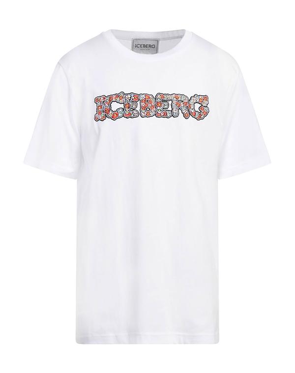アイスバーグレタス メンズ トップス プルオーバー ICEBERG Ｔシャツ White 白いこと