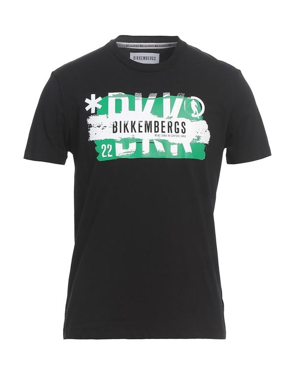 ビッケンバーグス メンズ トップス Tシャツ BIKKEMBERGS Ｔシャツ Black ブラック