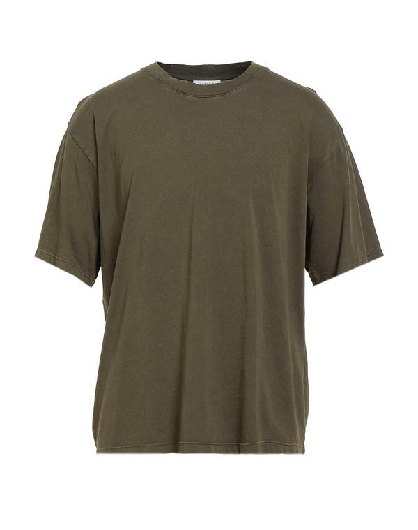 サンドロ メンズ トップス Tシャツ SANDRO ベーシック Tシャツ Military Green グリーン