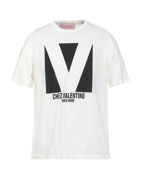 ヴァレンティノ メンズ トップス ティーシャツ VALENTINO GARAVANI Ｔシャツ Ivory 象牙色 Tシャツ・カットソー-トップス