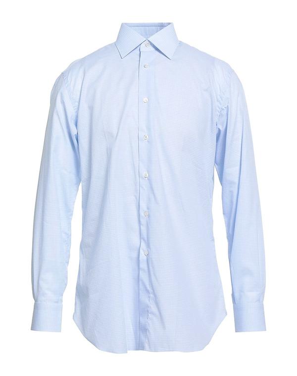 ブリオーニ メンズ トップス シャツ BRIONI チェック柄シャツ Sky Blue ブルー