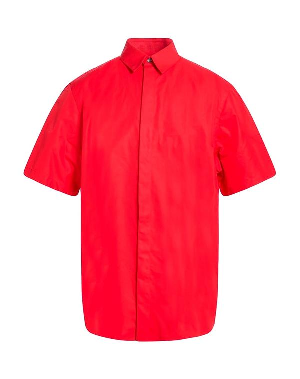 フェラガモ メンズ トップス シャツ FERRAGAMO 無地シャツ Red レッド|ReVida 店