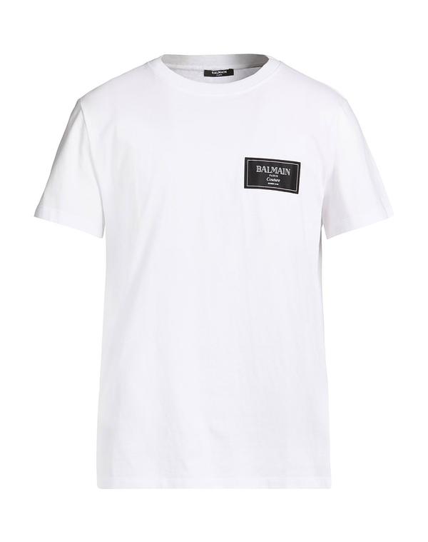 バルマン メンズ トップス Tシャツ BALMAIN Ｔシャツ White ホワイト